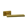 EVOKE - LEVER HANDLE / AGED GOLD / SPRING LOADED in Aged Gold