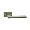 EVOKE - LEVER HANDLE / OLD SILVER / SPRING LOADED in Old Silver