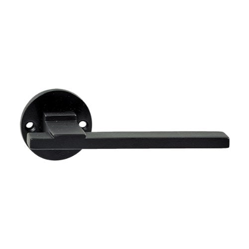 VILLE-LEVER HANDLE / BLACK / SPRING LOADED in Black