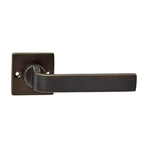 LIV-LEVER HANDLE / AGED BRONZE / SPRING LOADED in Aged Bronze