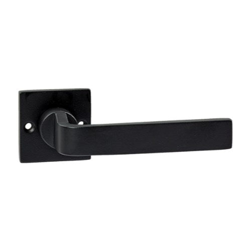 LIV-LEVER HANDLE / BLACK / SPRING LOADED in Black