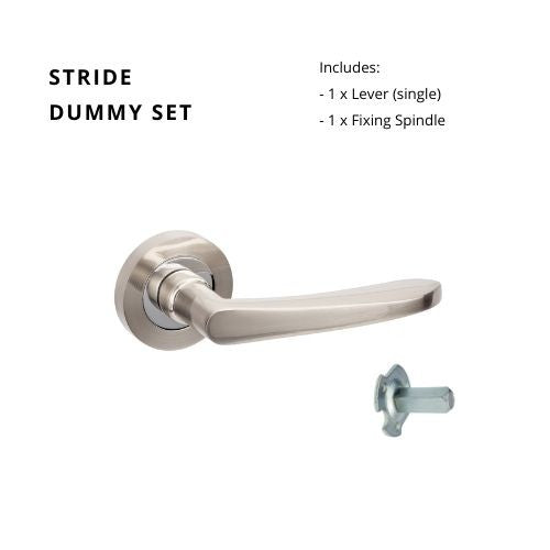 Stride Dummy - Non Handed in Brushed Nickel / Chrome Plated