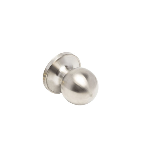 Zanda Cyclo knob with silver finish and ergonomic design, suitable for bicycle handlebars or control panels.