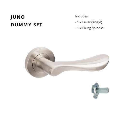 Juno Dummy Set - Left Hand in Brushed Nickel