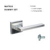 Matrix Dummy Set, Left Hand in Satin Chrome