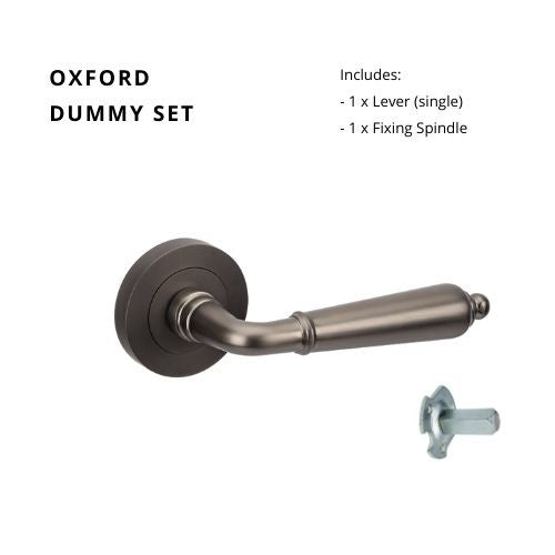 Oxford Dummy Set, Non Handed in Graphite Nickel