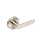 Zanda Sceptre Lever in brushed nickel finish, showing its sleek, modern design and ergonomic handle for easy use