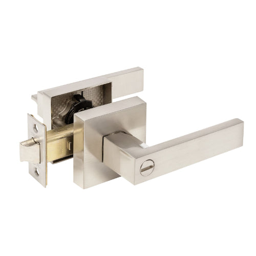 Trident Privacy Set in Brushed Nickel