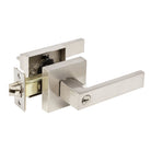 Trident Entrance Set in Brushed Nickel