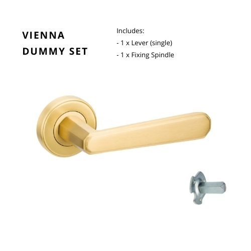 Vienna Dummy Set - Left Hand in Satin Brass