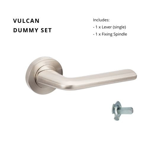 Vulcan Dummy Set - Non Handed in Brushed Nickel