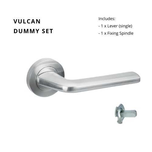 Vulcan Dummy Set - Non Handed in Satin Chrome
