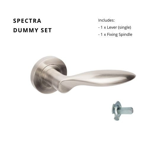 Spectra Dummy Set - Left Hand in Brushed Nickel