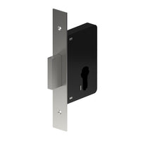Euro Dead Lock - Satin Stainless / 85mm, Backset 45mm in Satin Stainless