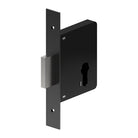 Euro Dead Lock - Black / 85mm, Backset 60mm in Black