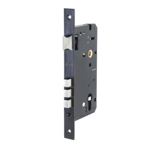 Mortice Lock, Euro Profile - 60mm backset, 86mm Case Size in Black