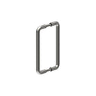 Pull Handle Ø12mm Concealed Fix - Back to Back Pull Handles - 150mm in Satin Stainless
