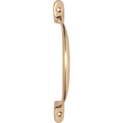Pull Handle Standard Polished Brass L150xP28mm in Polished Brass