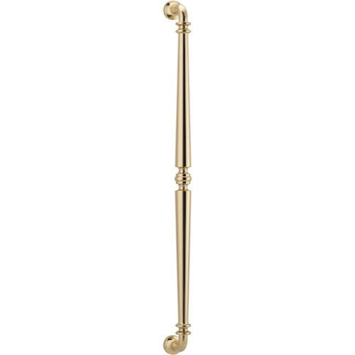 Pull Handle Sarlat Polished Brass L638xW32xP72mm BP35mm CTC600mm in Polished Brass
