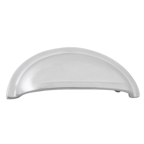 Drawer Pull Sarlat Brushed Chrome H38xL96mm CTC64mm in Brushed Chrome