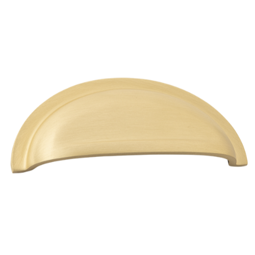 Drawer Pull Sarlat Brushed Brass H38xL96mm CTC64mm in Brushed Brass
