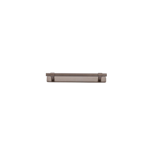 Cabinet Pull Helsinki Signature Brass L205xP39mm BD11mm CTC160mm With Backplate W205xH24mm T3mm in Signature Brass
