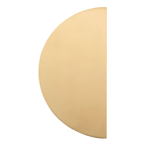 Large Pull Osaka Half Moon Brushed Brass H250mm in Brushed Brass
