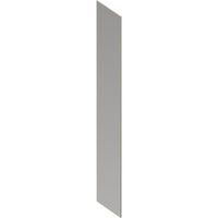 Square Corner Push Plate, Concealed Fix (300mm x 75mm x 2mm) in Satin Stainless