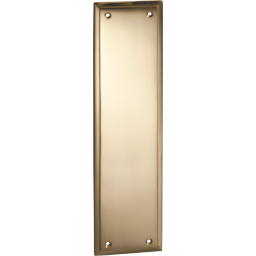 Push Plate Milton Polished Brass H300xW75mm in Polished Brass