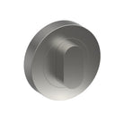 Thumb Turn on Ø52mm Rose. Universal Spindle (Two Part, Concealed Fix.) in Satin Stainless