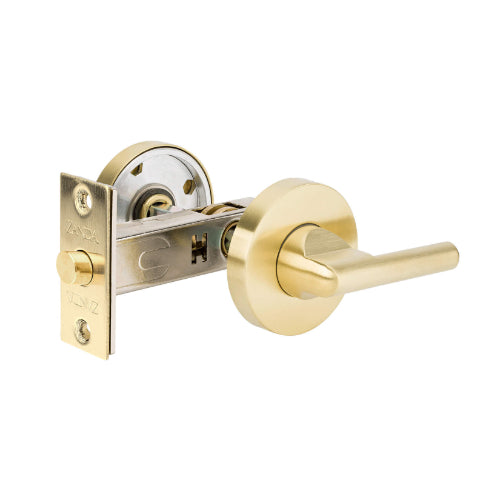 Privacy Turn & Release, Includes Bolt - Disabled Compliant in Satin Brass