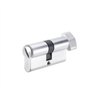 Euro Privacy Turn & Release, 65mm Length in Brushed Nickel