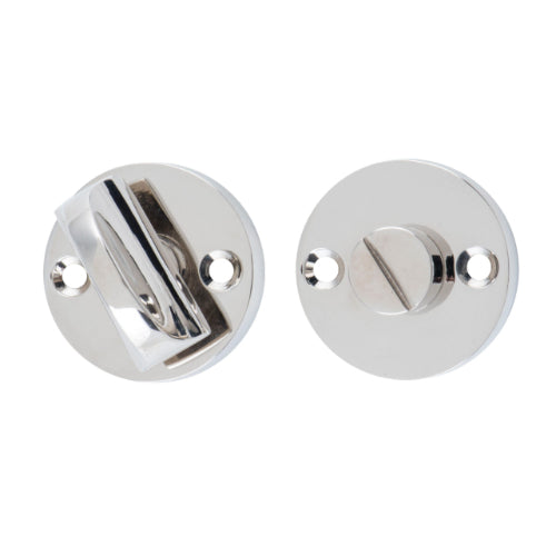 Privacy Turn Round Polished Nickel D35mm in Polished Nickel