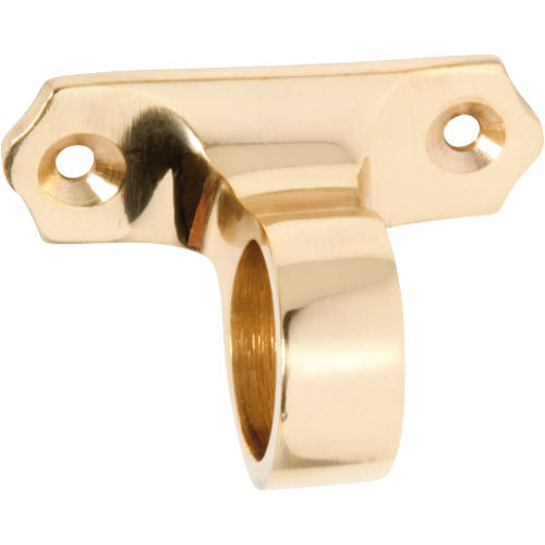 Sash Eye Offset Polished Brass H32xW49xP36mm in Polished Brass
