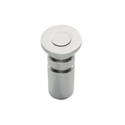 Dust Socket, 25x40mm - 13mm Hole in Brushed Nickel