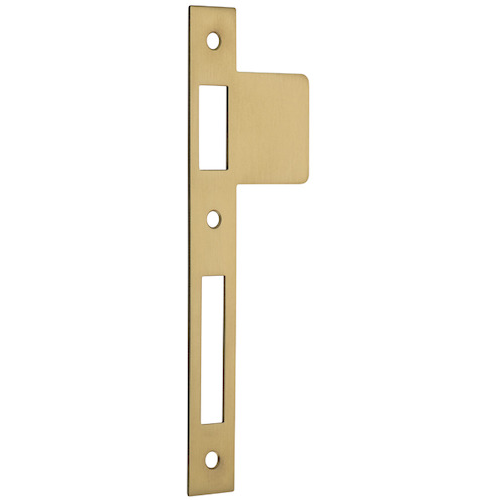 Extended Striker Brushed Brass CTC85mm H198xW63mm in Brushed Brass