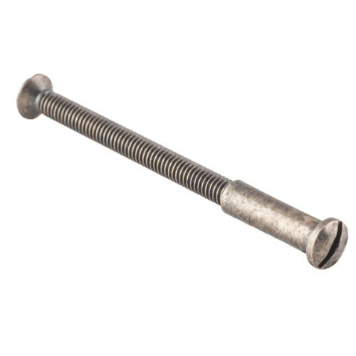 Tie Bolt Rumbled Nickel M4x0.7x65mm With Cutoff Points in Rumbled Nickel