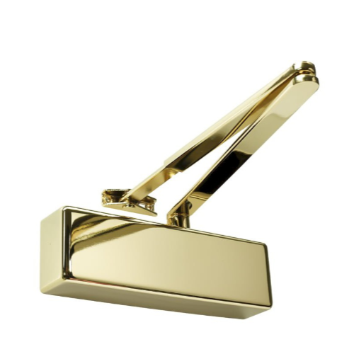 Economy Door Closer, Gold in Gold