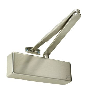 Combined Unit Closer, Includes Armset, Cover & PA Bracket, Brushed Nickel in Brushed Nickel