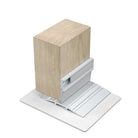 LORIENT 3004 - Heavy Duty Sweep Action Door Bottom Seal, L2750mm in Clear Anodised