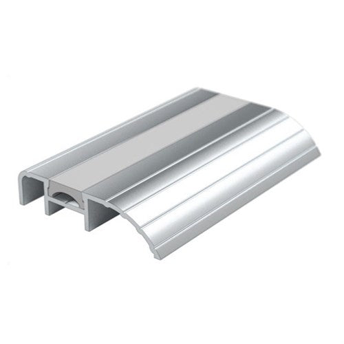 Lorient 4015 threshold plate, durable metal door threshold with textured surface, ideal for residential and commercial entryways.