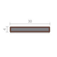 RAVEN RP3004 Intumescent Seal Seal 2100mm in White